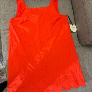 Kate Spade x Target Red Scalloped Edge Mini Dress
